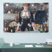 Edouard Manet - Eine Bar in den Folies-Bergere Banner (Messe)
