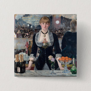 Edouard Manet - Eine Bar in den Folies-Bergere Button
