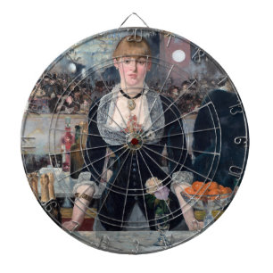 Edouard Manet - Eine Bar in den Folies-Bergere Dartscheibe