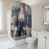 Edouard Manet - Eine Bar in den Folies-Bergere Duschvorhang (Beispiel)