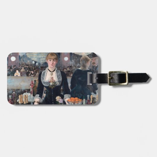 Edouard Manet - Eine Bar in den Folies-Bergere Gepäckanhänger (Vorderseite horizontal)