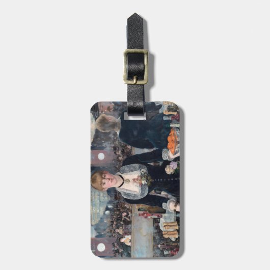 Edouard Manet - Eine Bar in den Folies-Bergere Gepäckanhänger (Vorderseite vertikal)