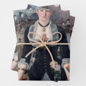 Edouard Manet - Eine Bar in den Folies-Bergere Geschenkpapier Set (Beispiel)