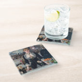 Edouard Manet - Eine Bar in den Folies-Bergere Glasuntersetzer (Schrägansicht)