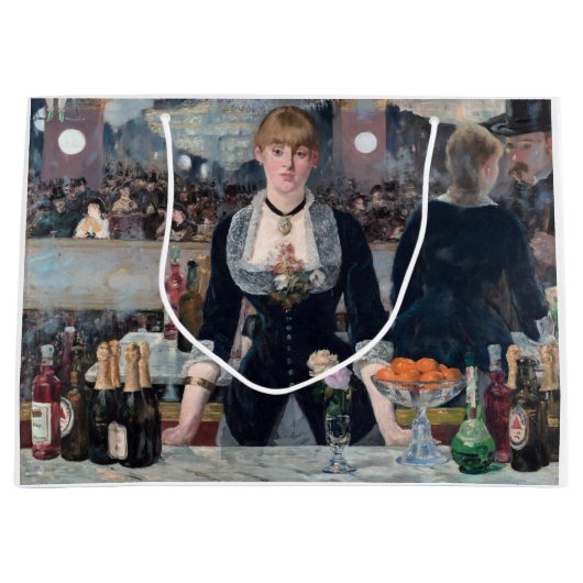 Edouard Manet - Eine Bar in den Folies-Bergere Große Geschenktüte (Vorderseite)