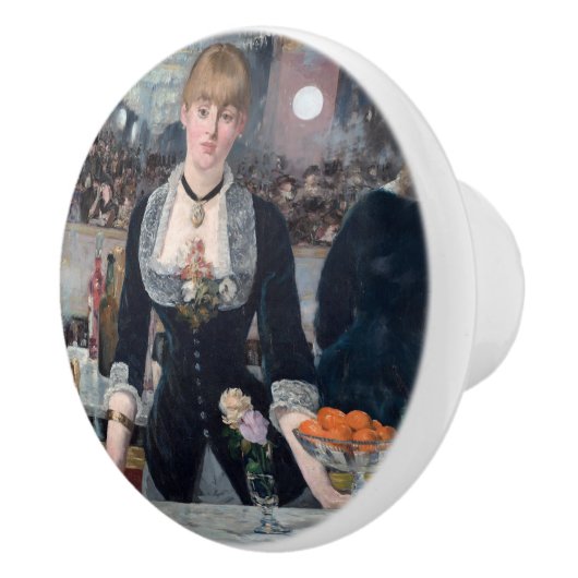 Edouard Manet - Eine Bar in den Folies-Bergere Keramikknauf (Rechts)