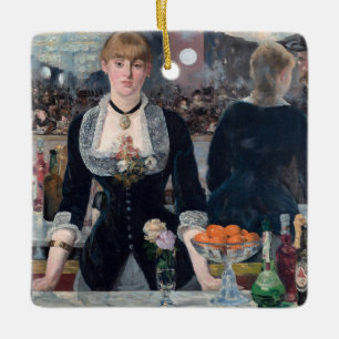 Edouard Manet - Eine Bar in den Folies-Bergere Keramikornament