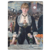 Edouard Manet - Eine Bar in den Folies-Bergere Klemmbrett (Rückseite)