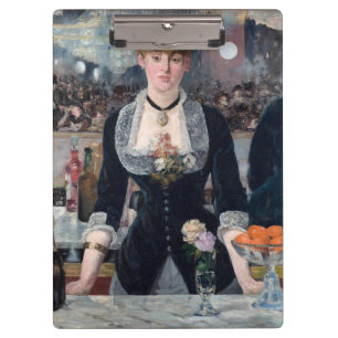 Edouard Manet - Eine Bar in den Folies-Bergere Klemmbrett