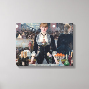 Edouard Manet - Eine Bar in den Folies-Bergere Leinwanddruck