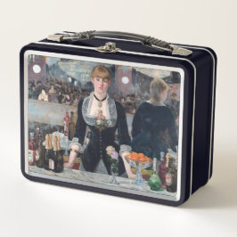 Edouard Manet - Eine Bar in den Folies-Bergere Metall Brotdose