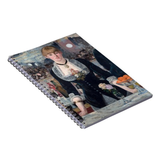 Edouard Manet - Eine Bar in den Folies-Bergere Notizblock (Rechte Seite)