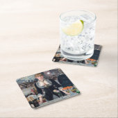 Edouard Manet - Eine Bar in den Folies-Bergere Rechteckiger Pappuntersetzer (Vor Ort)