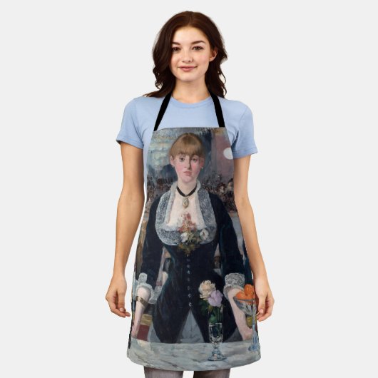 Edouard Manet - Eine Bar in den Folies-Bergere Schürze (Getragen)