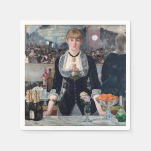 Edouard Manet - Eine Bar in den Folies-Bergere Serviette