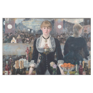 Edouard Manet - Eine Bar in den Folies-Bergere Stoff