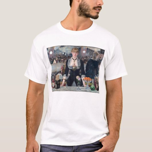 Edouard Manet - Eine Bar in den Folies-Bergere T-Shirt (Vorderseite)
