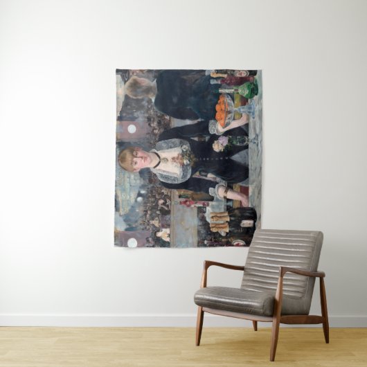 Edouard Manet - Eine Bar in den Folies-Bergere Wandteppich (Beispiel)