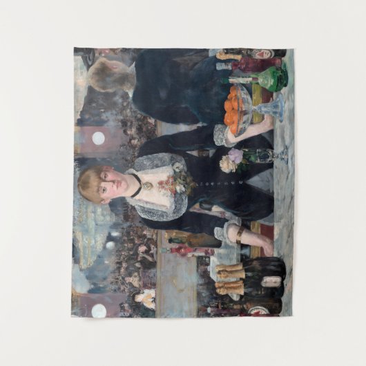 Edouard Manet - Eine Bar in den Folies-Bergere Wandteppich (Vorderseite)