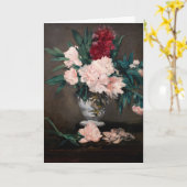 Edouard Manet - Erdweide auf kleinem Boden Karte (Gelbe Blume)