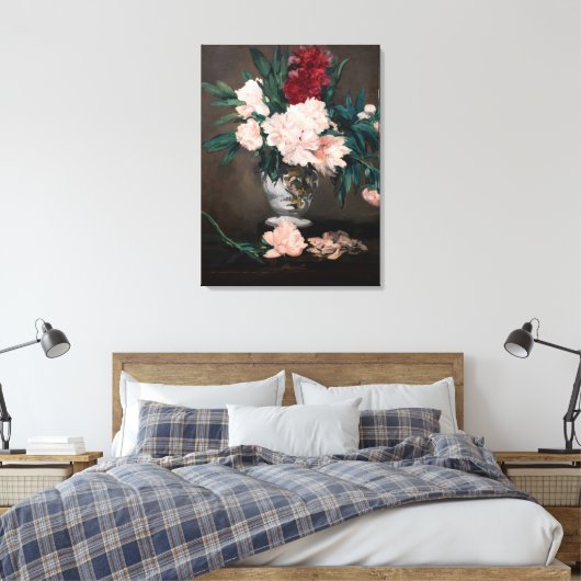 Edouard Manet - Erdweide auf kleinem Boden Leinwanddruck (Insitu (Schlafzimmer))