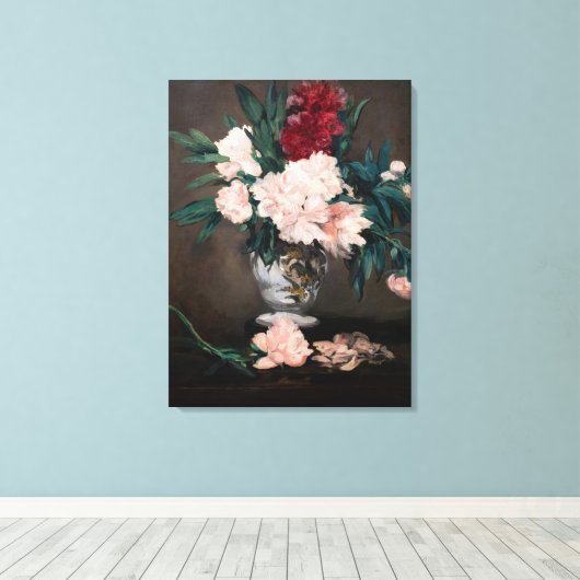 Edouard Manet - Erdweide auf kleinem Boden Leinwanddruck (Insitu (Holzboden))