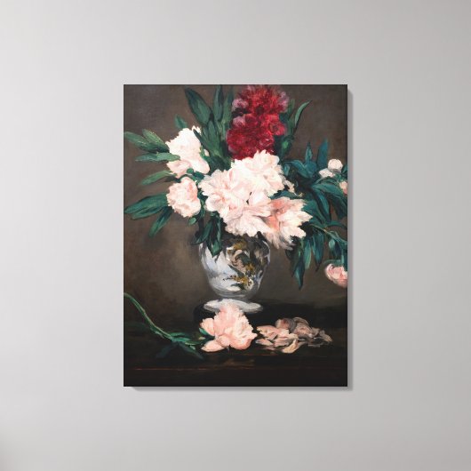 Edouard Manet - Erdweide auf kleinem Boden Leinwanddruck (Vorderseite)