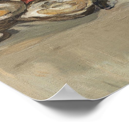 Edouard Manet - Fisch - Stillleben Poster (Ecke)