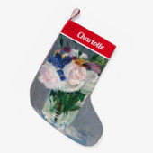 Edouard Manet - Flowers in a Crystal Kleiner Weihnachtsstrumpf (Vorderansicht (hängend))