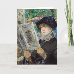Edouard Manet - Frau lesend Karte