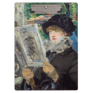 Edouard Manet - Frau lesend Klemmbrett