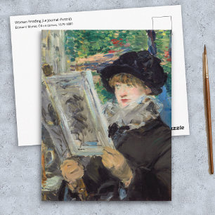 Edouard Manet - Frau lesend Postkarte