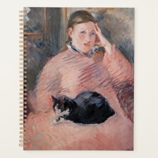 Edouard Manet - Frau mit Katze Planer (Vorderseite)