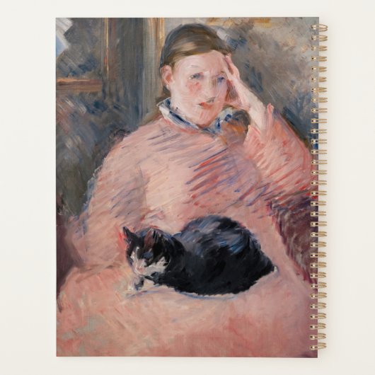 Edouard Manet - Frau mit Katze Planer (Rückseite)