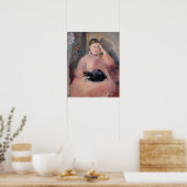Edouard Manet - Frau mit Katze Poster (Küche)