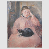 Edouard Manet - Frau mit Katze Seidenpapier