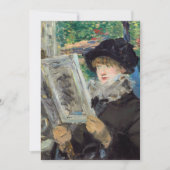 Edouard Manet - Frauen beim Lesen Einladung (Vorderseite)