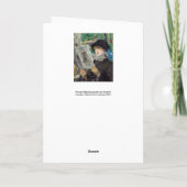 Edouard Manet - Frauen beim Lesen Karte (Rückseite)