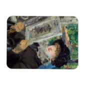 Edouard Manet - Frauen beim Lesen Magnet (Horizontal)