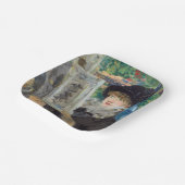 Edouard Manet - Frauen beim Lesen Pappteller (Gewinkelt)