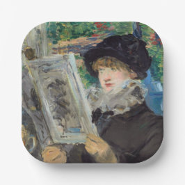 Edouard Manet - Frauen beim Lesen Pappteller