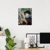 Edouard Manet - Frauen beim Lesen Poster (Heimbüro)