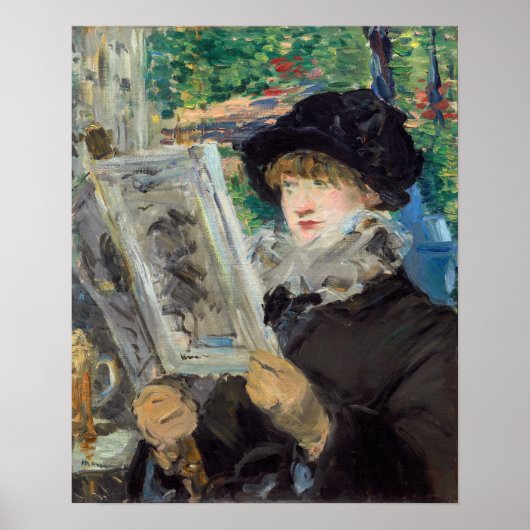 Edouard Manet - Frauen beim Lesen Poster (Vorne)