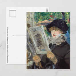 Edouard Manet - Frauen beim Lesen Postkarte