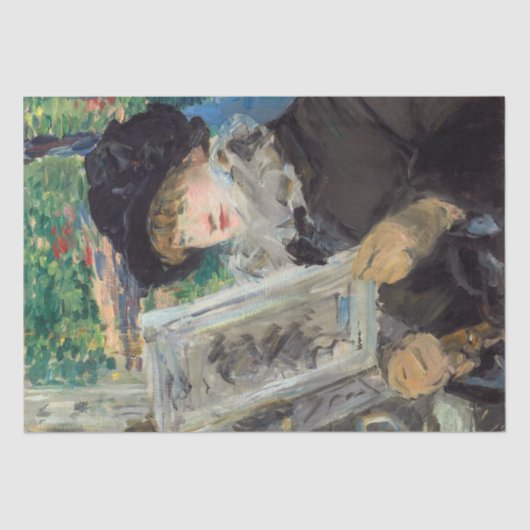 Edouard Manet - Frauen beim Lesen Seidenpapier (Vorderseite)