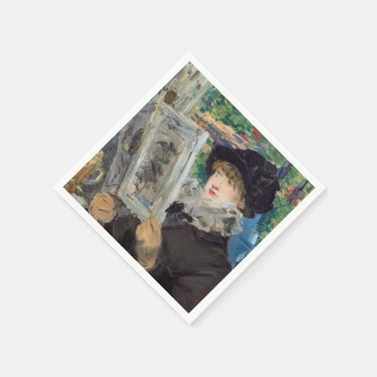 Edouard Manet - Frauen beim Lesen Serviette (Ecke)