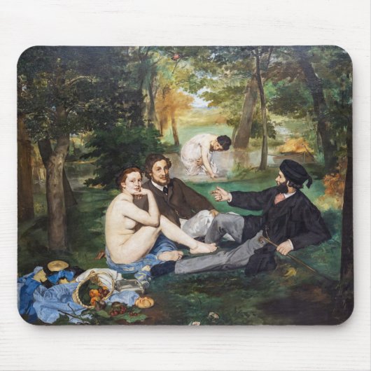 Edouard Manet - Frühstück im Freien Mousepad (Vorne)