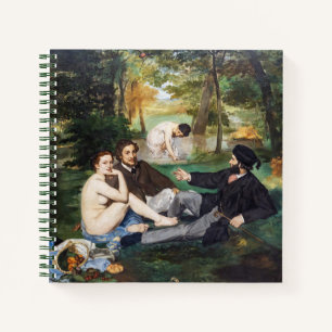 Edouard Manet - Frühstück im Freien Notizblock