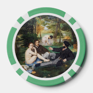 Edouard Manet - Frühstück im Freien Pokerchips