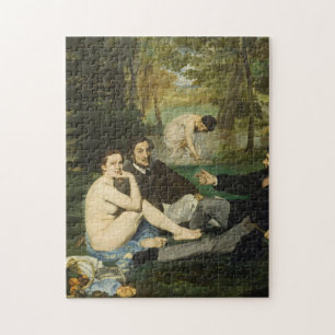 Edouard Manet - Frühstück im Freien Puzzle